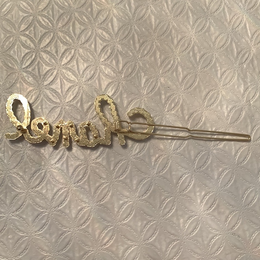 Chanel hair clip - gold colour frame - Picture 6 of 7